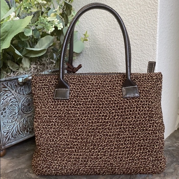 The Sak Elliot Luca Crocheted Satchel 10 x 8 x 4.5 - Picture 1 of 11